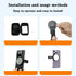 Kalofaye 15/14/13/12 Selfie Mirror Compact Phone Mirror Universal Phone Clip for iPhone Android Samsung Smartphone