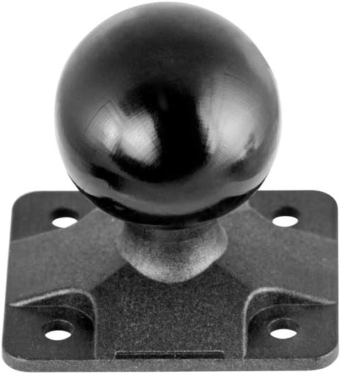 ARKON Mounts 4-Hole AMPS to 38mm (1.5") Ball Adapter | Permanent Flat Surface Mount | Durable Composite Construction