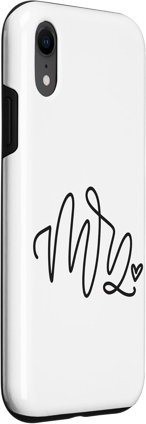 JLZ014 iPhone XR White Case - Cute Wedding Gift for Brides, Perfect Bride Gifts!