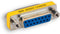 ZAGA1677FF DB15 Female to DB15 Female Mini Gender Changer