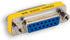 ZAGA1677FF DB15 Female to DB15 Female Mini Gender Changer