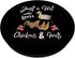 Just A Girl Who Loves - Chickens Goats - Animal Farm Farmer PopSockets Standard PopGrip