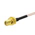 BINGFU SMA Female Bulkhead Mount to SMA Male RG316 Antenna Extension Cable 12 inch 30cm 2-Pack for 4G LTE Router