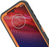 Annymall Heavy Duty Moto Z3 Case with Built-in Screen Protector, Rugged Shockproof Armor Cover (Black/Orange)