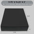 Lineco Archival 11 x 14 x 3 inches Museum Archival Storage Box, Drop Front Design, Acid-Free with Metal Edge. Preserves Photos Documents, Black by Lineco