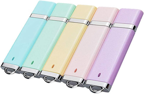 KOOTION 5 X 16GB Enamel USB 2.0 Flash Drive Thumb Drives Memory Stick