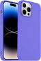 Designed for iPhone 14 Pro Max Case, Silicone Ultra Slim Shockproof Phone Case with Soft Anti-Scratch Lining, Purple