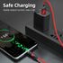 Magnetic Charging Cable 2-Pack 540° Rotating Magnetic Phone Charger Cable with LED Light for Micro USB, USB C -