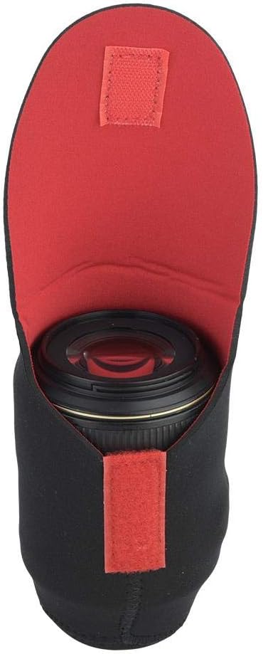 5 Pcs Padded Shockproof Lens Protective Case Pouch Bag Set for DSLR Camera Lens, Includes Small, Medium, Large, XL, XXL
