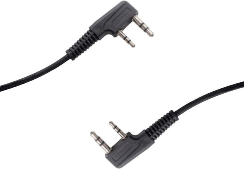 Caroo D Shape Earpiece Headset with Mic PTT for Baofeng UV-5R BF-888S BF-F8HP BF-F9 UV-82 UV-82HP UV-82C Kenwood