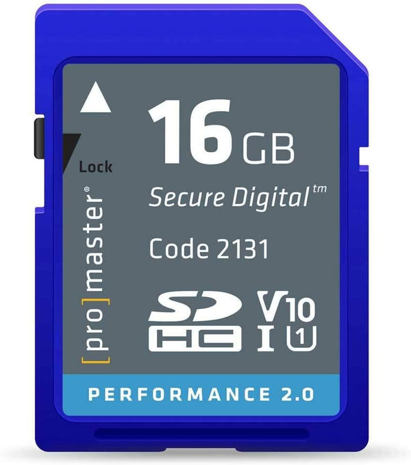 ProMaster SDHC 16GB Performance 2.0 Memory Card (Model 2131)