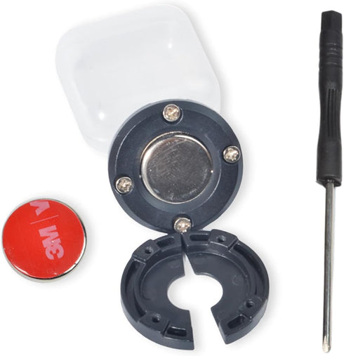 HYS 302-636LB1, HMN1090, PRO505XL Universal Magnetic Mic Holder Mount - Hands-Free Round Knob Speaker Microphone Hanger