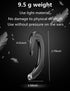Wireless Bluetooth Headphone, Lightweight Waterproof Headset with Mic for Cell Phone, Non Ear Plug Design (Black)