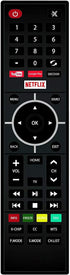 Remote Control Replacement for Element Smart TV Models with YouTube, Google Play, Discover, Netflix Keys