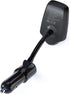 Nulaxy Bluetooth Car FM Transmitter - Wireless Audio Adapter Receiver, Handsfree, 1.44 Display, KM18 Black Matte