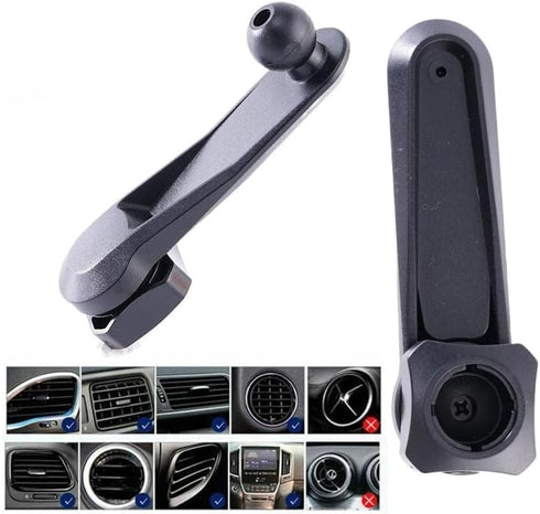 1Pc Black 17mm Ball Magnetic Car Phone Mount, Universal Smartphone Cell Stand for Mobile GPS, Accessories