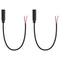 Fancasee 2 Pack Replacement 3.5mm Female Jack to Bare Wire Open End TS 2 Pole Mono Audio Cable Repair