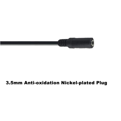 Ancable 3.5mm Stereo Female to 2-Male Y-Splitter Audio Cable, 2M, Aluminum Connector