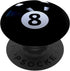Black 8 Ball Pool Billiard PopSockets Standard PopGrip