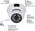 EVERSECU 1080P (HD-TVI/AHD/CVI/Analog) Hybrid Outdoor/Indoor Metal Turret Dome Security Camera, Day Night Vision Security IR Analog Camera, Vandalproof Mini Dome CCTV Camera