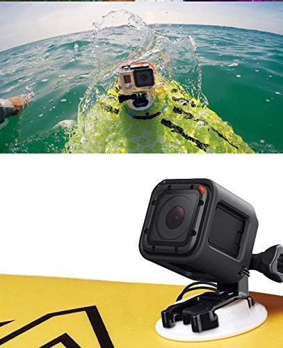 Bodyboard Wakeboard Foam Surfboard Mount Kit with Anti-Lost Strap for GoPro Hero 8/7/6/5/4/3+/3/2/1 (Black)