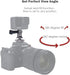 NICEYRIG Hot Shoe Mount Adapter for GoPro Hero 10/9/8/7/6/5, Compatible with Tripod and DSLR Camera