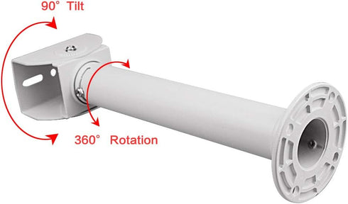 Adjustable CCTV Security Camera Mount Bracket for Universal Wall Mounting of CCTV, Dome, IP Cameras