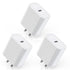 iPhone 15 Fast Charger Block, ?3Pack?20W USB C Wall Charger Super Fast Charging Block for iPhone 15 Pro Max/14/13/12