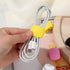 10Pcs Colorful Silicone Cable Winder, Portable Travel USB Charger Holder for Desk Organizer Clamp Wire Management