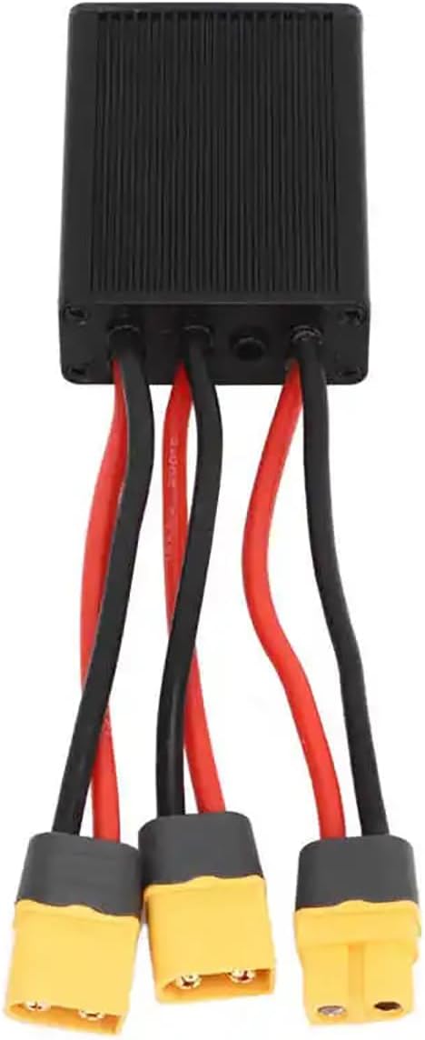 Electric Bike Dual Battery Discharge Converter 30A 24-72VDC, Dual Battery Pack Switch Balancer with XT60 Plug for 500w