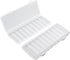 PNGKNYOCN AA Battery Storage Case, Portable Transparent Plastic for 10 AA Batteries, 2-Pack