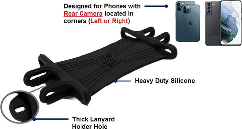 AccessoryHappy AH Universal Heavy Duty Cell Phone Carrying Lanyard Leash Neck Strap