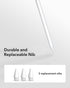 EcoPestuGo (2025-2018),Tilt 11th A16/10/9/8/7/6th 13/12.9/11(M5/M4) 13/11(M3/M2)&Mini A17 Pro/6/5 Stylus Pen for Apple