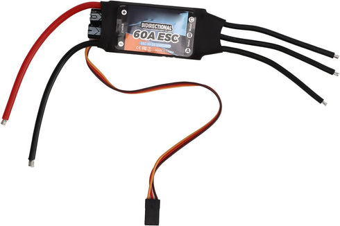 Generic 60A Bidirectional Brushless ESC, Full Power Testing, Responsive Handling for RC Car,