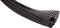 Braided Sleeving, 0.500" In., Black, 10 Ft.