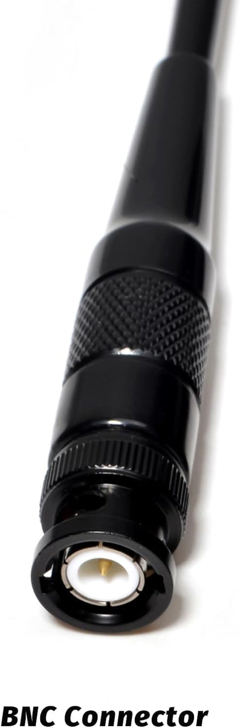 TWAYRDIO 15" 462-467MHz GMRS Radio Whip Antenna with BNC Connector for GMRS Handheld Radios Walkie Talkies