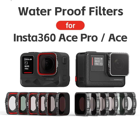 Insta360 Ace/Ace Pro Lens Filter Kit, UV/CPL/ND Filters for Insta360 Ace/Ace Pro Camera Lens Sets (AcePro-UV)
