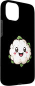 Cauliflower Brassica Oleracea Vegetable Designs 15 Cauliflower In Funny Kawaii Style Case for iPhone Plus