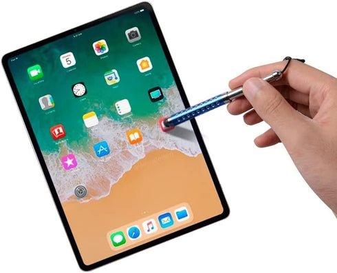 IC ICLOVER 10PCS Bling Retractable Stylus Pens for iPhone, iPad, Samsung, Android Phone, Compatible with All Capacitive