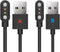 Universal Magnetic Smart Watch Charger, da fit Smartwatch Accessories 2 Pin Replacement Charger Cable, 2 Pack