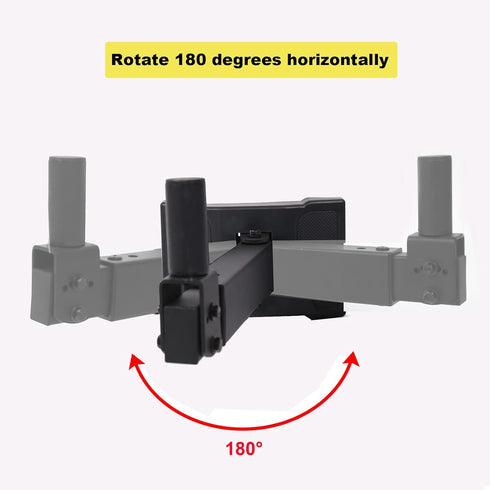HD-339 Heavy Duty Speaker Wall Mount, Holds up to 100lbs, Professional Audio PA Speakers (2 Packs Black)