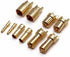 sjgqwt 20pcs/lot 2.0mm 3.0mm 3.5mm 4.0mm 5.5mm 6.0mm 8.0MM Plug(3.0mm) Gold bu/*llet Banana Connector