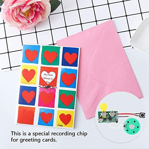FOSA 60 DIY Greeting Card Chip, Seconds Music Sound Audio Voice Recording Module Device Chip Recordable Sound Chip