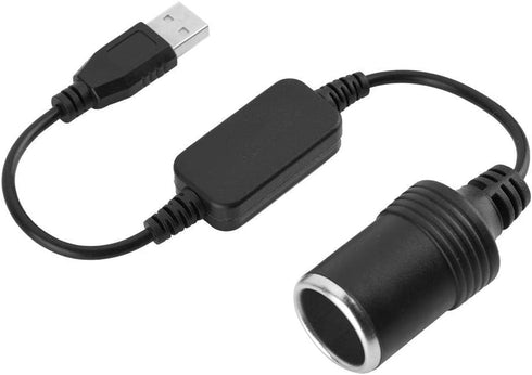 12V Car Cigarette Lighter Socket, Splitter Power Adapter USB Port for Cellphone, GPS, Dash Cam