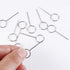 Pokinge 50pcs/Pack Eject Pin,Sim Card Tray Remover Metal Mobile Phone Removal Card Pin