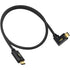 Poyiccot 240W USB C to USB C Cable 2ft, 40Gbps Right Angle Cable for Thunderbolt 4 with 8K@60Hz Video