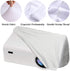 Projector Dust Cover - 1PCS-White Nylon Stretchy Outdoor Movie Video Projector Covers for Storage
