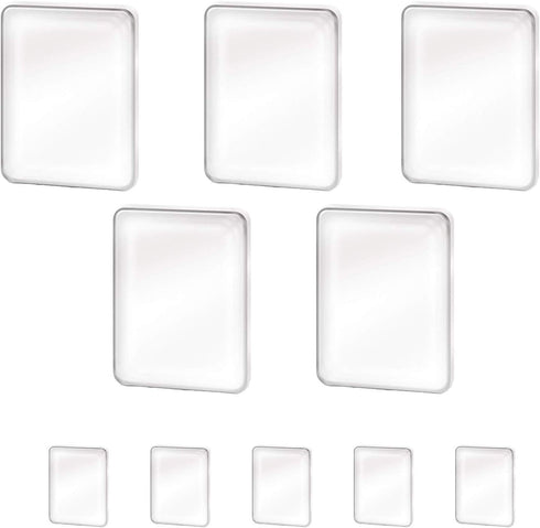 Nano Gel Pad Car Sticky Pad, 10 Pack Reusable Super Sticky Gripping Pads for Car Dashboard