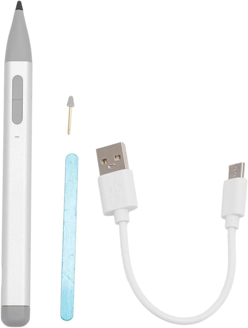 Stylists Pens for Touchscreen - Low Latency, for Note Taking, Drawing, and Signing Documents, Silver