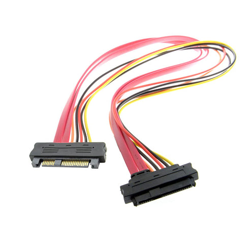 NFHK SAS Hard Disk Drive SFF-8482 SAS Cable, 29Pin Male to Female Extension Cable 0.5m with Power
